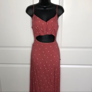 Lush Coral Maxi Dress